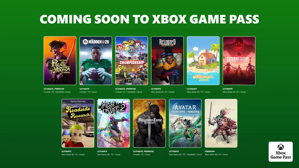 Xbox Game Pass: Novedades de febrero con High on Life 2 y Avatar