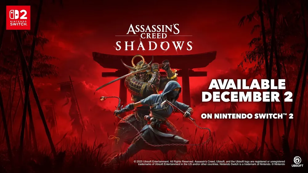 Assassin's Creed Shadows llega a Switch 2 en diciembre