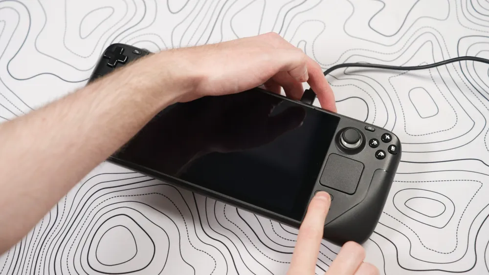 Valve patenta un estuche de carga para Steam Deck