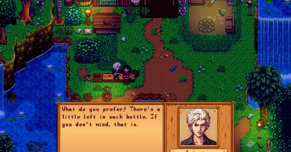 El mod de Baldur's Gate 3 para Stardew Valley avanza en el romance de Halsin