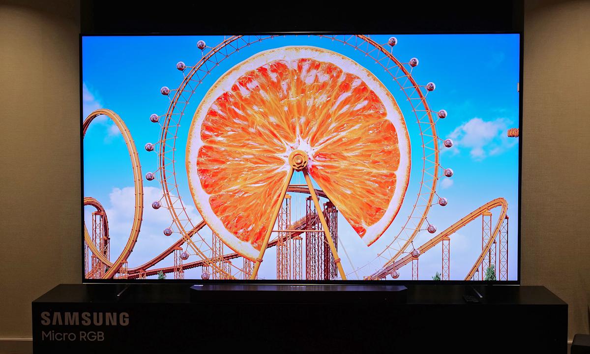 Samsung presenta su nuevo televisor Micro RGB de 30.000 dólares
