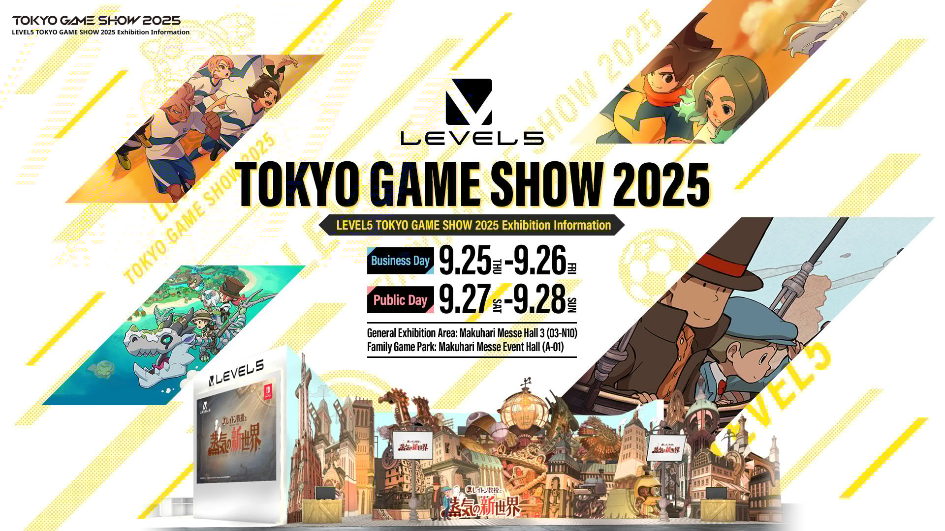 LEVEL-5 desvela su alineación para el Tokyo Game Show 2025