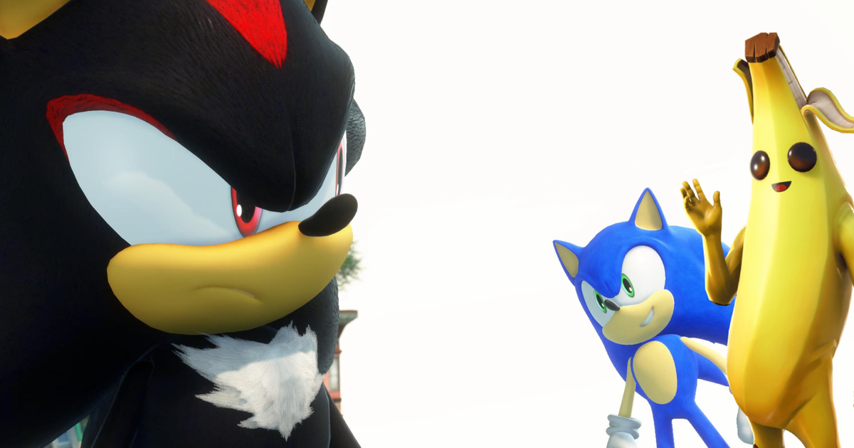 Sonic y Shadow llegarían a Fortnite en forma de zapatillas