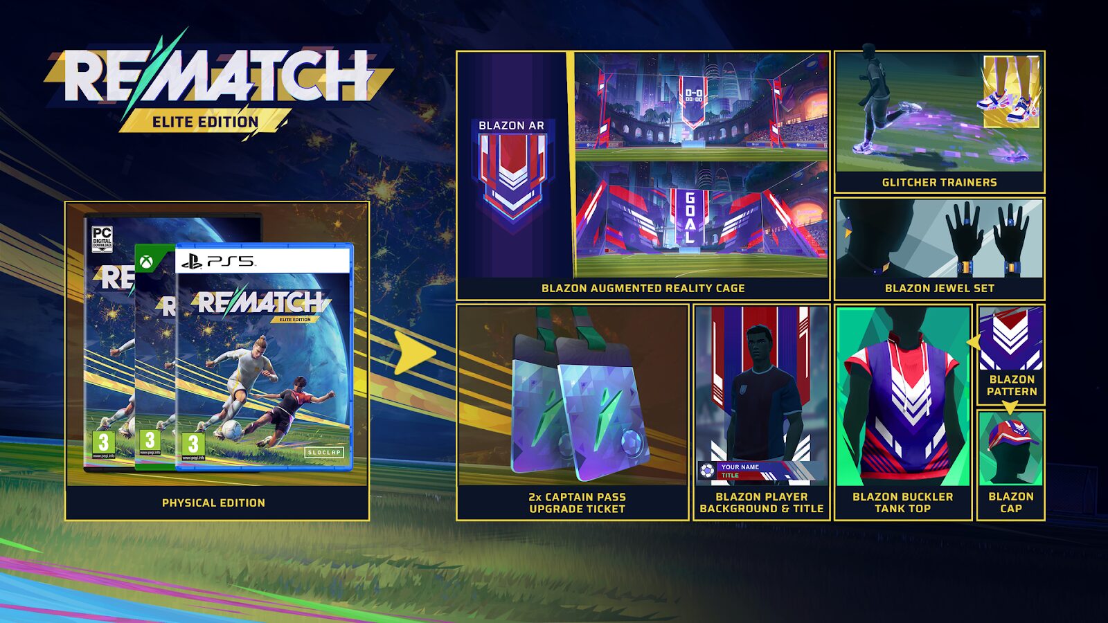 El juego de fútbol REMATCH tendrá edición física en noviembre