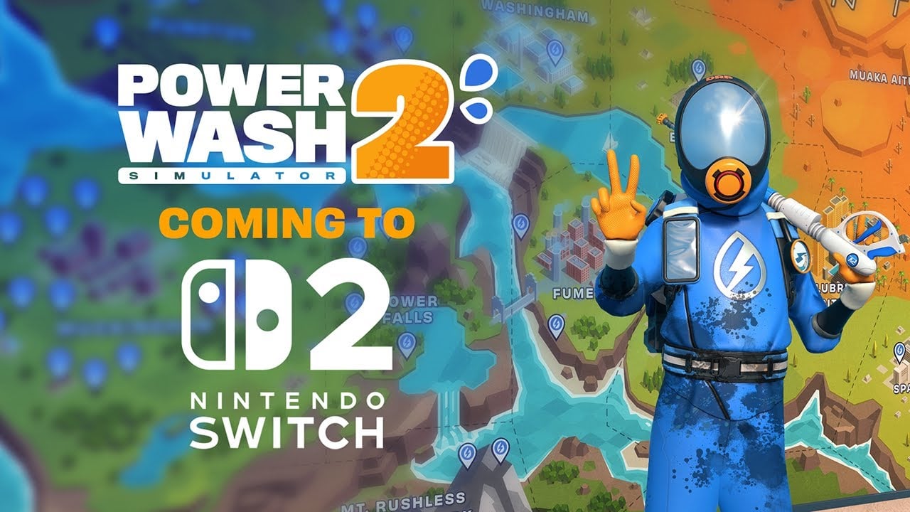 PowerWash Simulator 2 llegará a Nintendo Switch 2 este otoño
