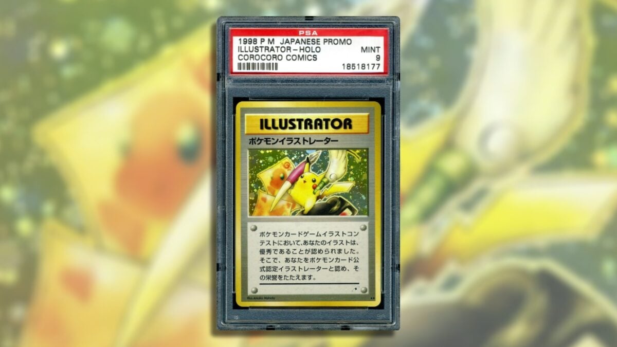Una carta de Pokémon 'Pikachu Illustrator' alcanza los 4.000.000 de dólares en subasta