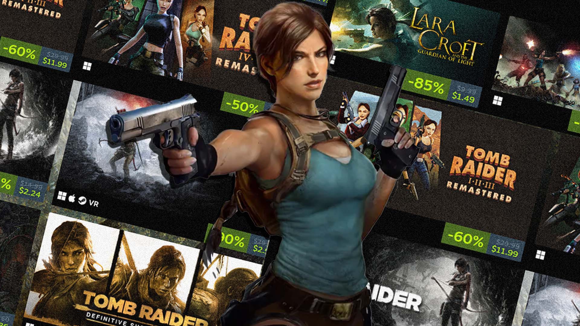 Consigue los 12 juegos principales de Tomb Raider por menos de 45 €