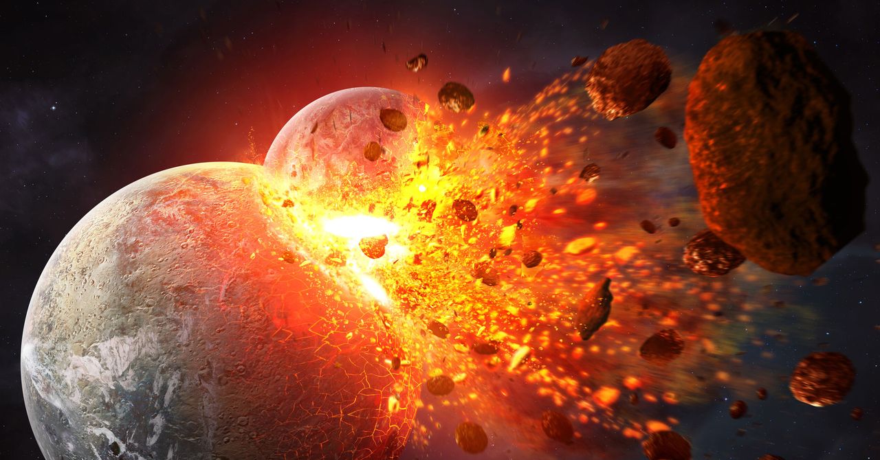 Un choque planetario pudo ser clave para la vida en la Tierra