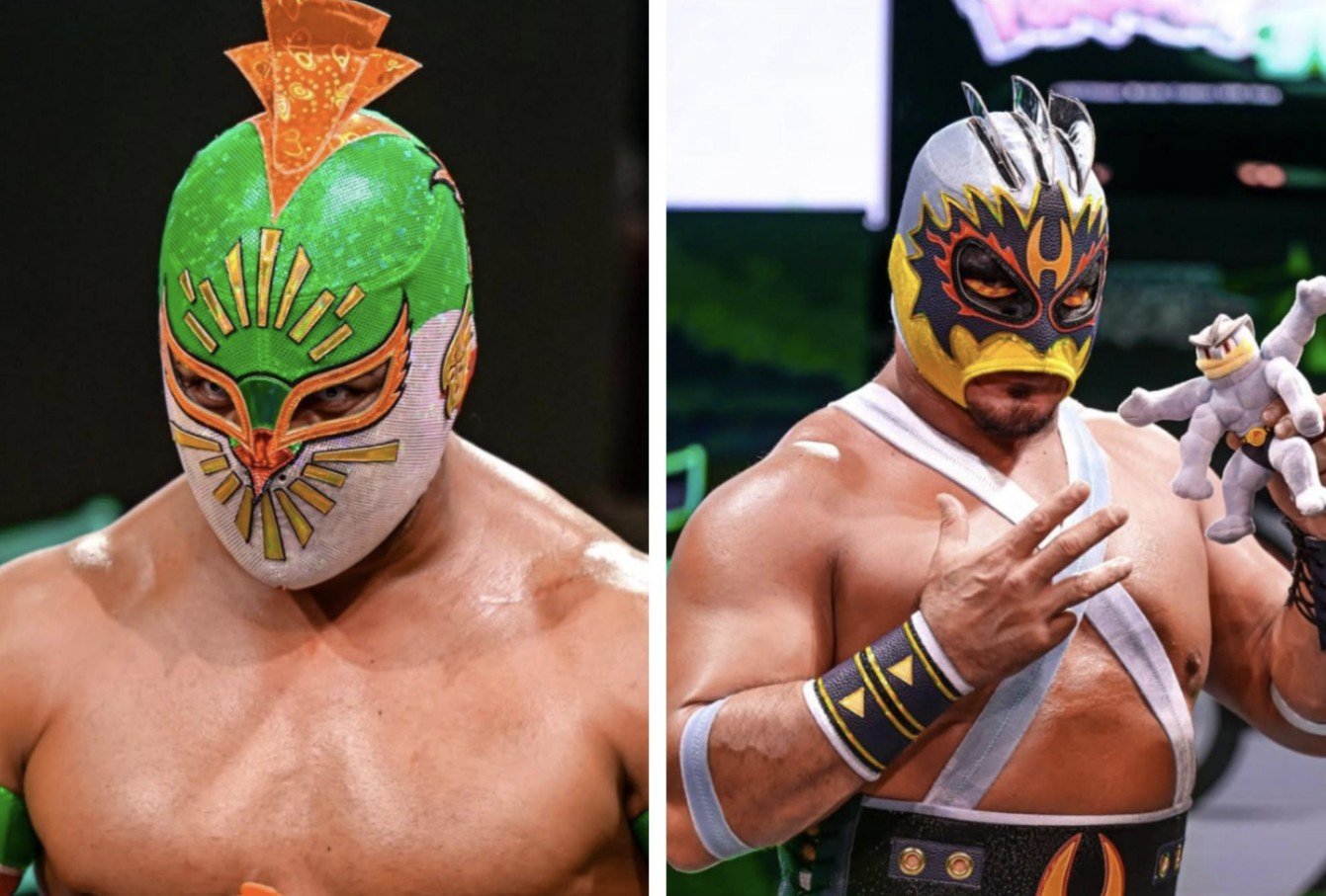El universo Pokémon irrumpe en la lucha libre mexicana con luchadores Machamp y Hawlucha