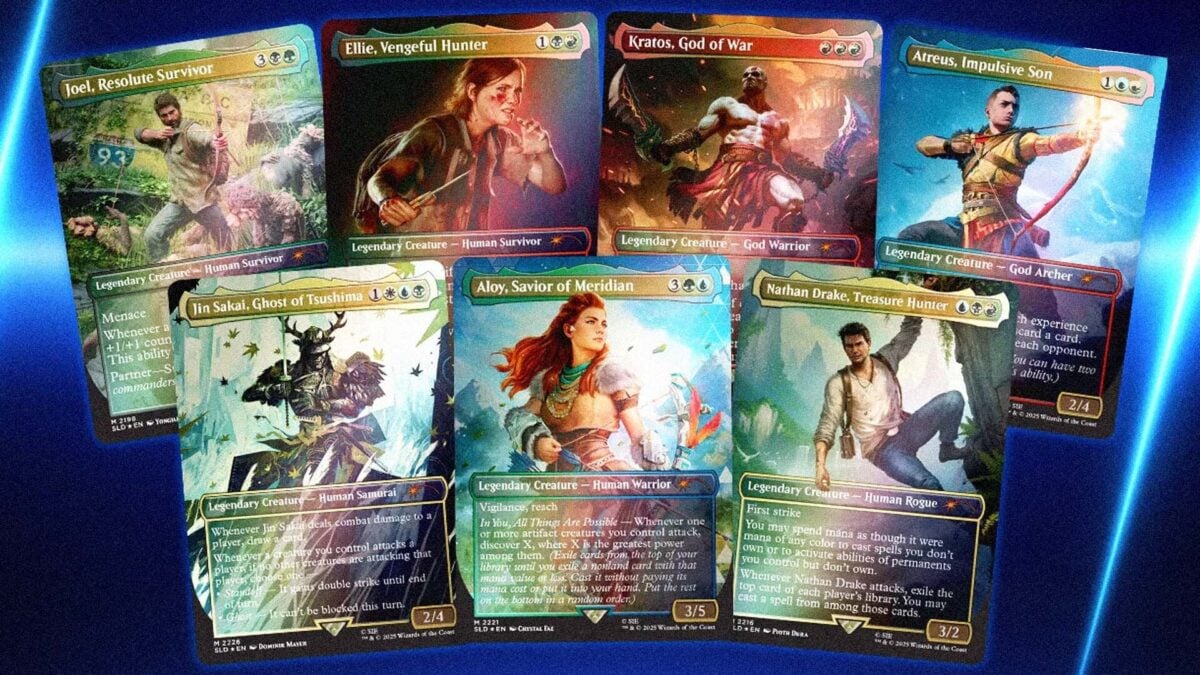 Magic: The Gathering lanza cartas de PlayStation con personajes icónicos