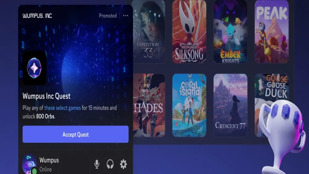 Discord estrena 'Arena Quests' para dar recompensas por tiempo jugado