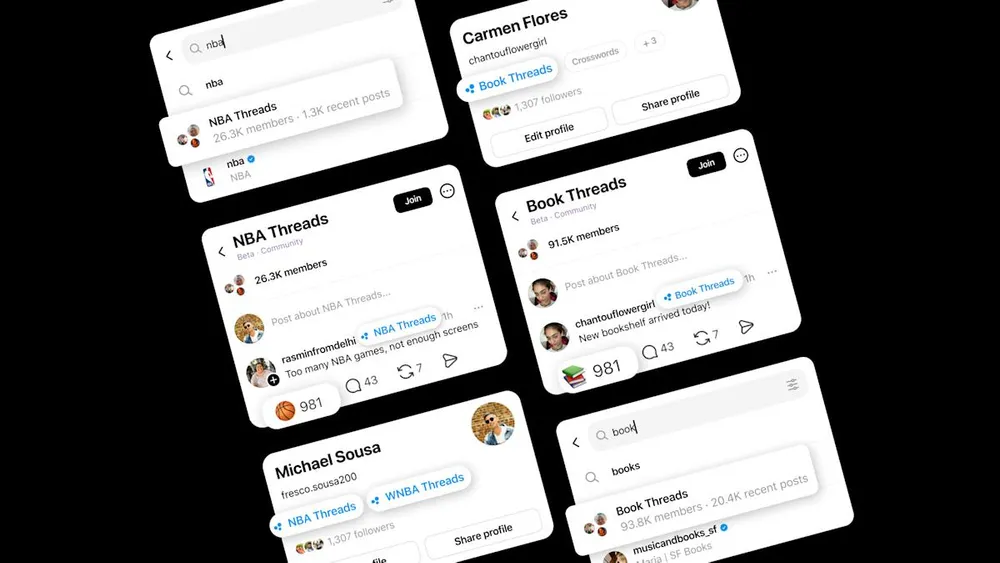 Threads introduce 'comunidades' para mejorar la interacción social