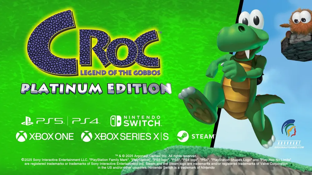 El clásico 'Croc: Legend of the Gobbos' se actualiza con edición Platino