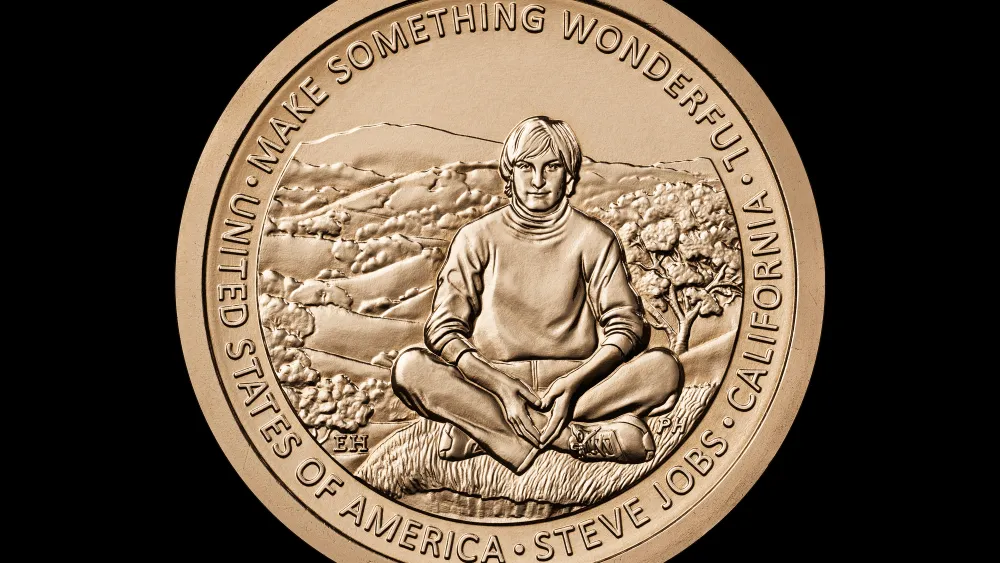 Steve Jobs, en una moneda conmemorativa de EE. UU.