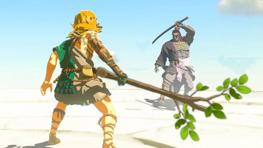 Un jugador completa Zelda: Tears of the Kingdom con un solo palo tras 37 horas