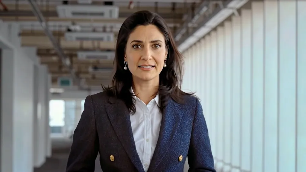 Una presentadora hecha con IA debuta en la televisión británica y genera debate