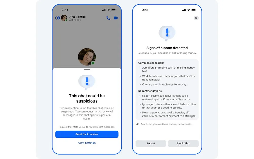 Meta alertará a usuarios de WhatsApp y Messenger sobre estafas
