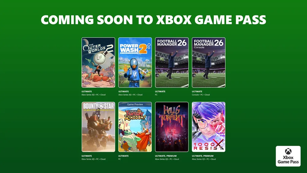 Xbox Game Pass: Llegan grandes títulos a finales de octubre