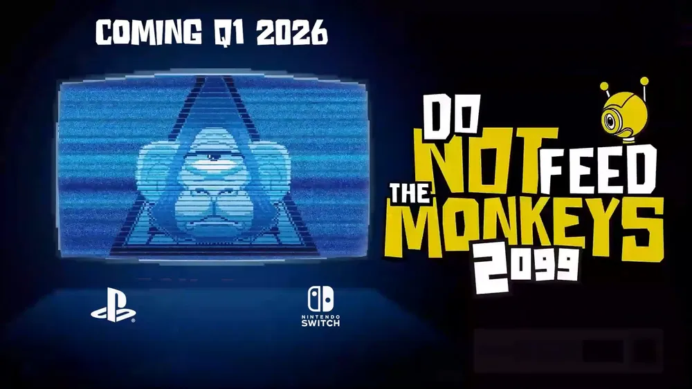 El juego de espionaje 'Do Not Feed the Monkeys 2099' llegará a consolas en 2026