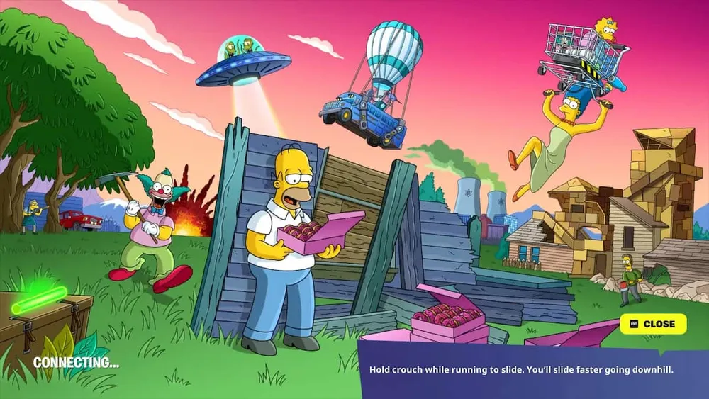 Fortnite se transforma en Springfield con la nueva temporada de Los Simpson