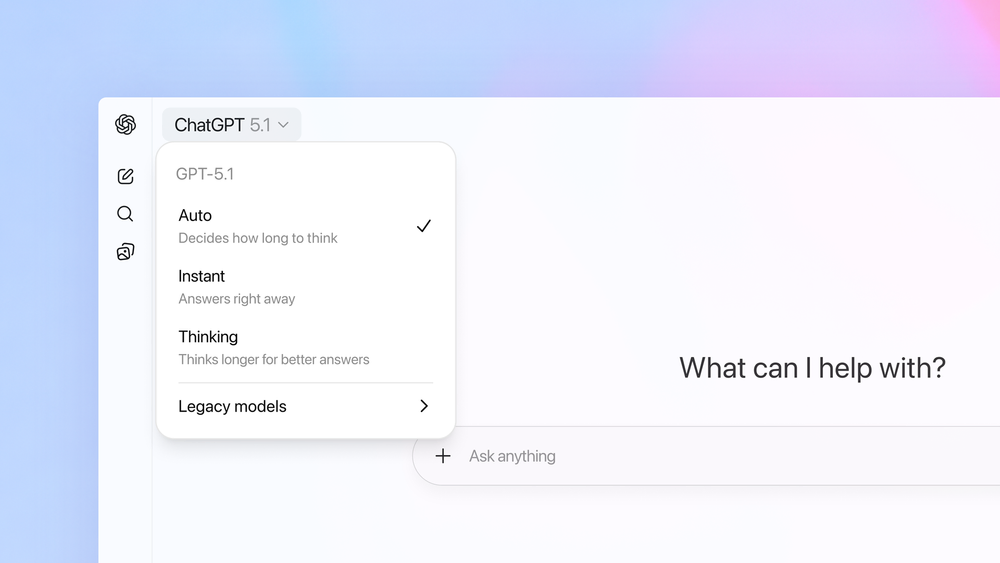 ChatGPT 5.1: Más inteligente, adaptable y con personalidad a la carta