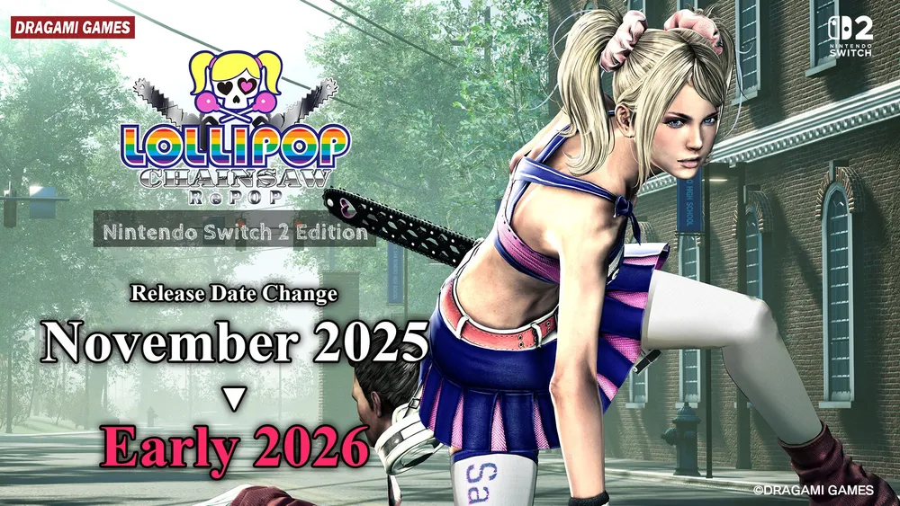 El lanzamiento de Lollipop Chainsaw RePOP para Switch 2 se pospone a 2026