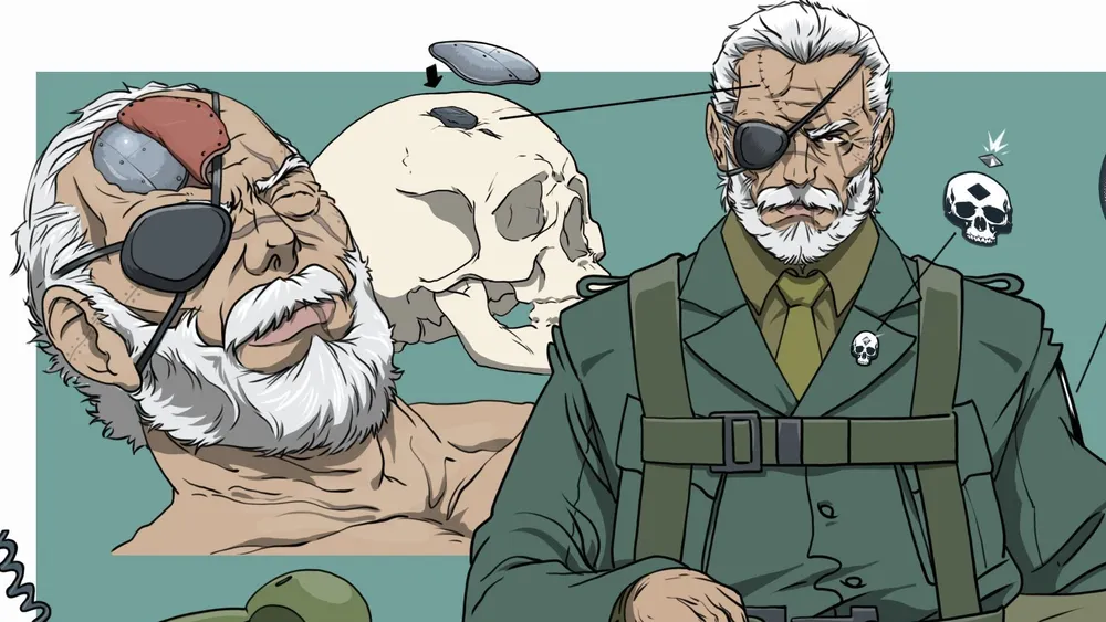 Un artista reimagina Metal Gear original como anime tras The Phantom Pain