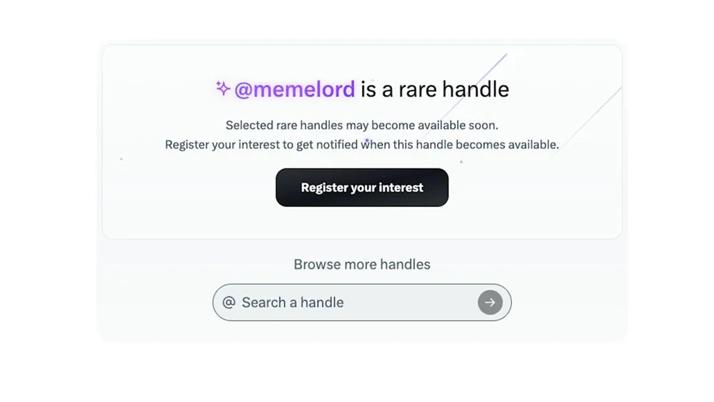 X abre su mercado de nombres de usuario: ¿listo para pagar por tu 'handle'?
