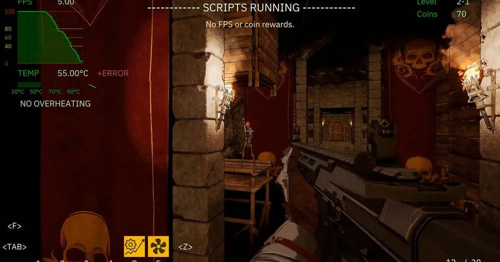 FPS Quest: la salud de tu personaje es tu tasa de fotogramas