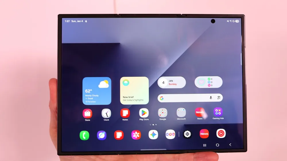 Samsung presenta pantalla plegable sin arrugas y revoluciona el mercado