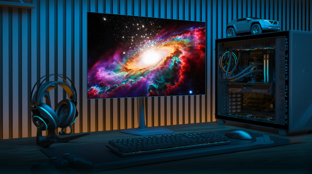 Gigabyte presenta monitores OLED que prometen acabar con el 'dimming'