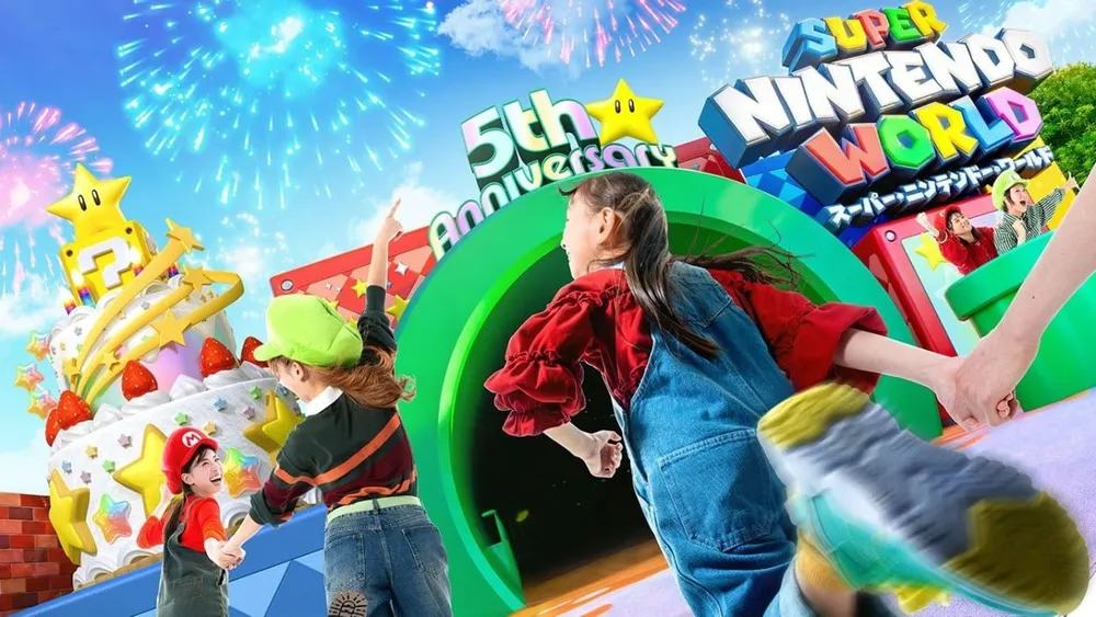 Super Nintendo World celebra su quinto aniversario con novedades