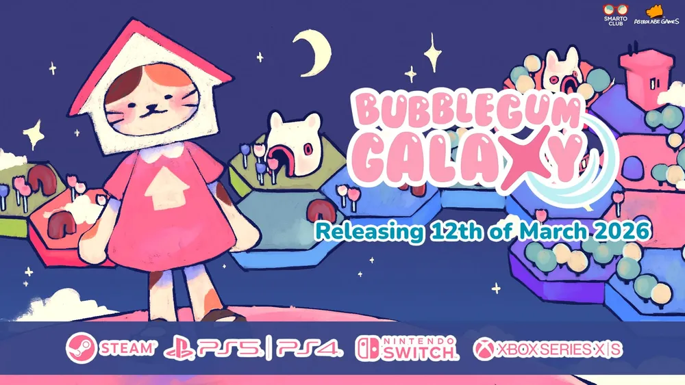 Bubblegum Galaxy llega a consolas y PC en marzo