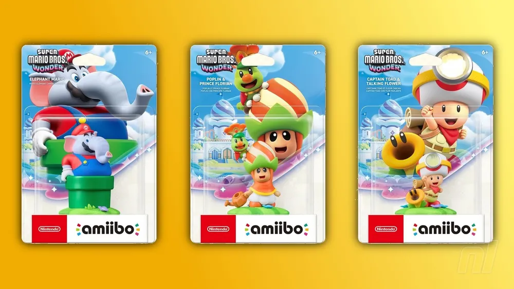 Nuevos amiibo para Super Mario Bros. Wonder en camino