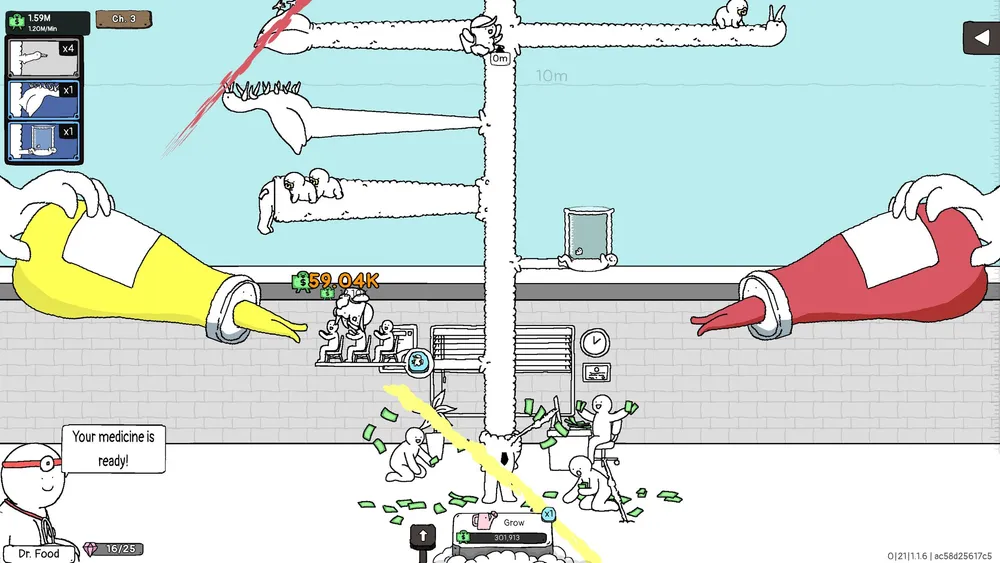 Juega a un clicker perturbador donde nacen aves de humanos