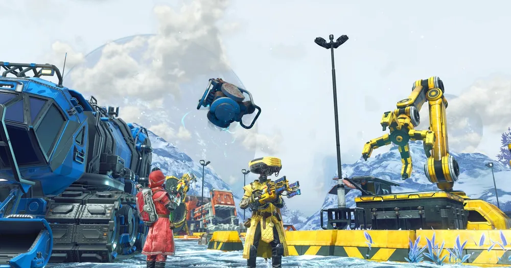 No Man's Sky: Limpieza espacial con camiones y pistolas de gravedad