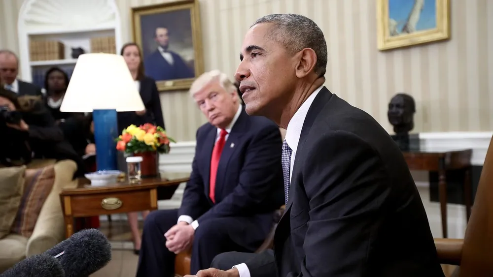 Obama responde a vídeo de Trump con imágenes él y su mujer de simios