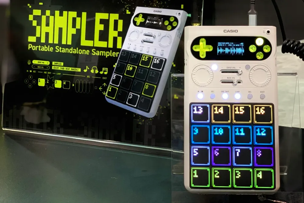 Casio desvela un sampler inspirado en los videojuegos retro