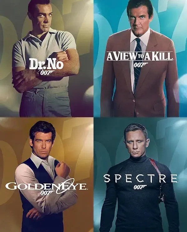 Amazon censura las armas en los pósteres de James Bond