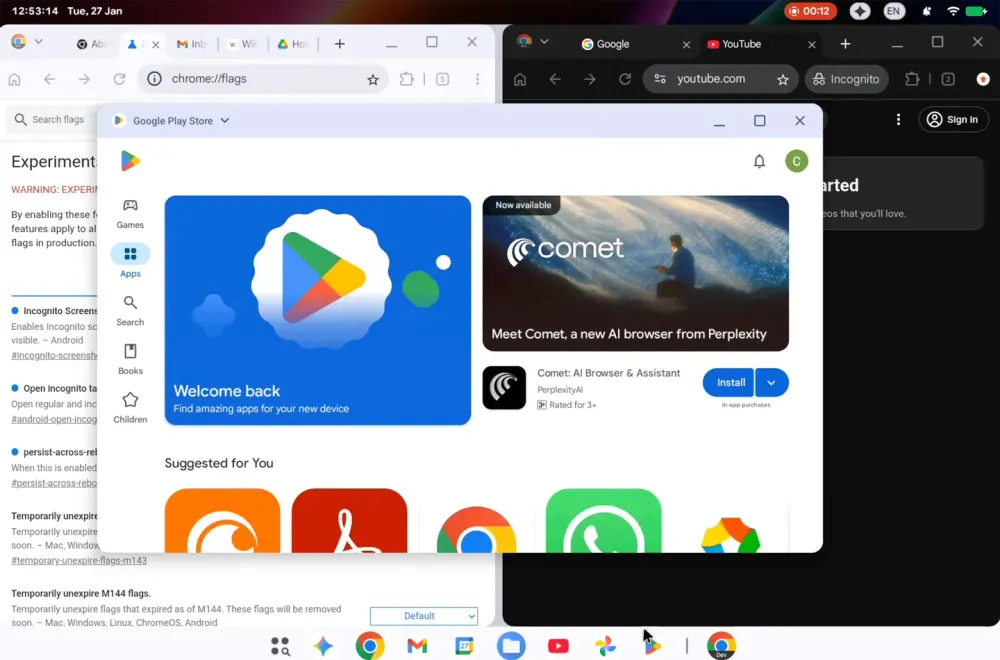 Google filtra imágenes de Android para PC