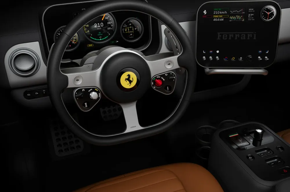 Ferrari Luce: Jony Ive diseña el interior del primer eléctrico de la marca