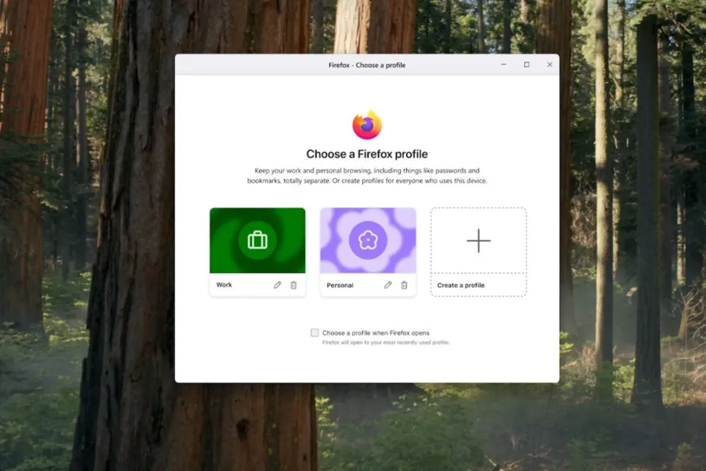 Firefox introduce perfiles para organizar tu actividad en línea